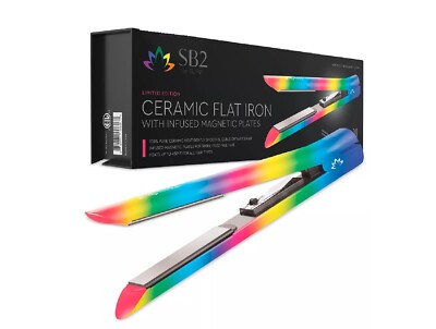 SUTRA BEAUTY Limited-Edition Rainbow Ceramic Flat Iron  display picture 2