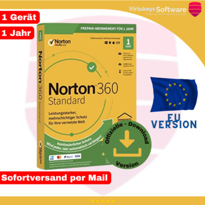 Norton 360 | Standard | Deluxe | Premium   Prepaid Abo 1 Jahr   Win/Mac   ESD