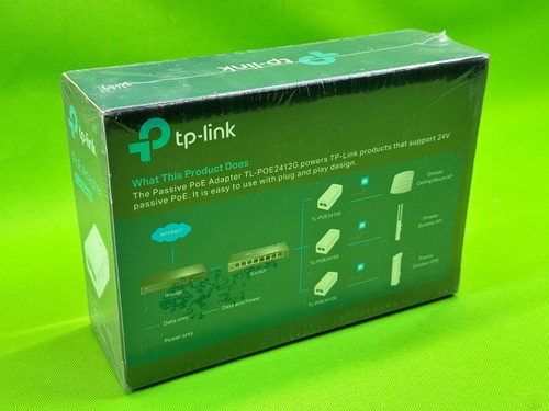 *LOT OF 2* TP-Link TL-POE2412G 24V DC Passive PoE Adapter Injector Wall Mount - Picture 4 of 4