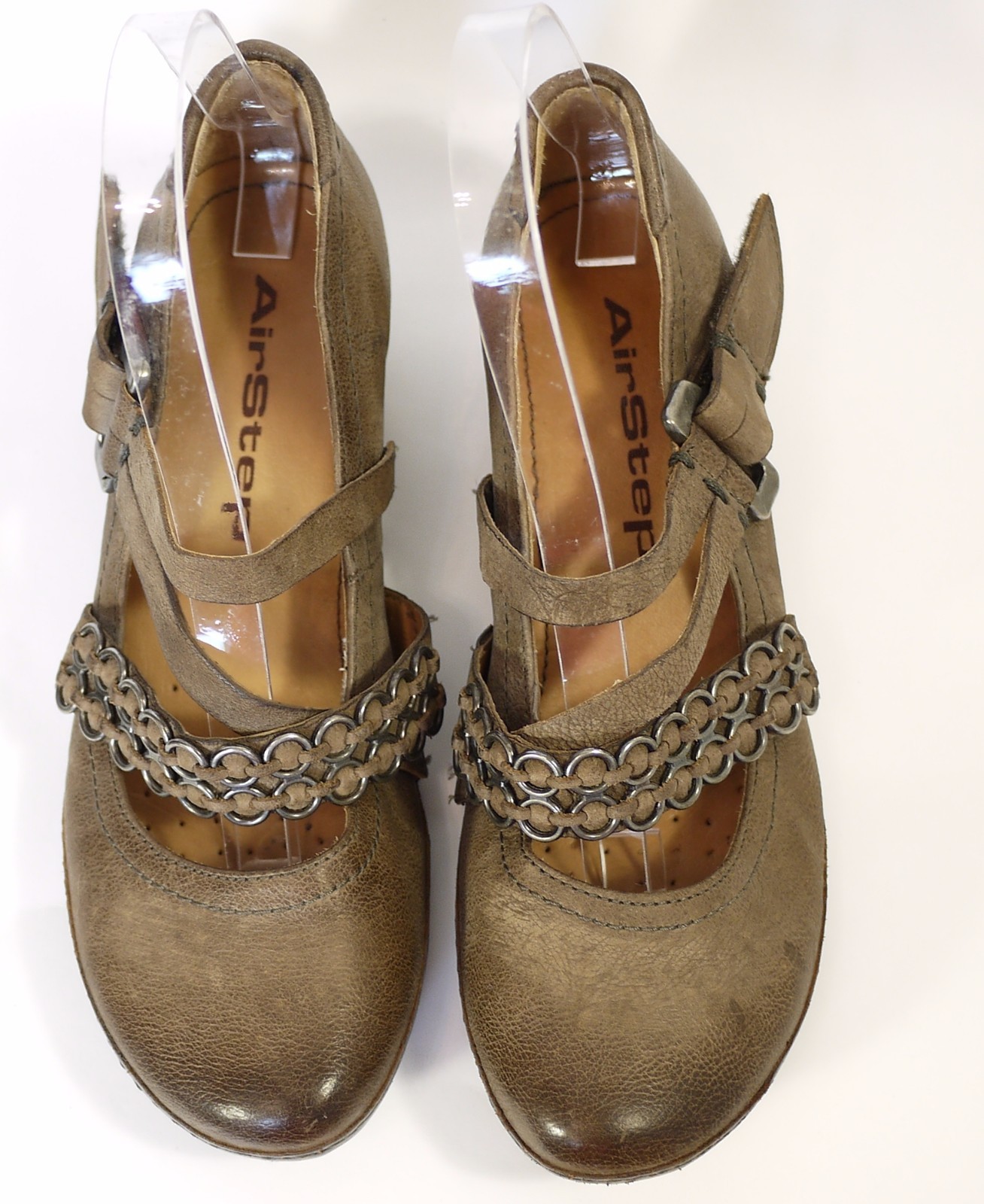AirStep mujer zapatos talla 37 UK-4 Mary Jane Cuero heeles bombas Usado AirStep mujer zapatos talla 37 UK-4 Mary Jane Cuero heeles heeles heeles bombas Usado 40% de descuento