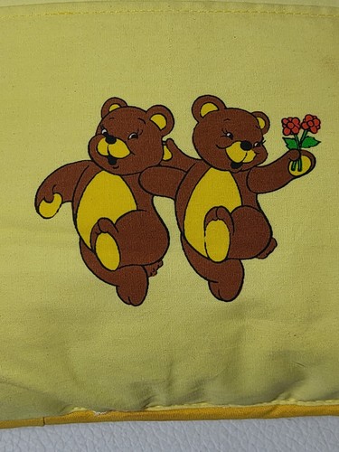 The Little Engine That Could Pillow 1987 Square Yellow 9" x 9.25" Train Vintage  - Picture 8 of 14