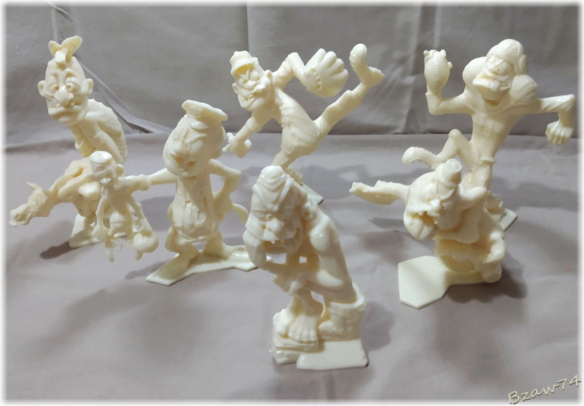 Nutty Mads, Series 2, Complete 6 Figure Collectible Set