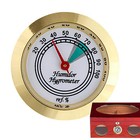 Digital Cigar Humidor Hygrometer Thermometer Temperature Round Gauge