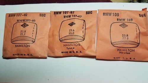 RELOJ HAMILTON CRISTALES DE LOTE ANTIGUO - MARCA SUC muchas variedades (RMU a RMY) página 5 de 5 - Imagen 12 de 29