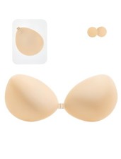 Adhesive Bra Sticky Silicone Push Up Nipple Covers SIZE C