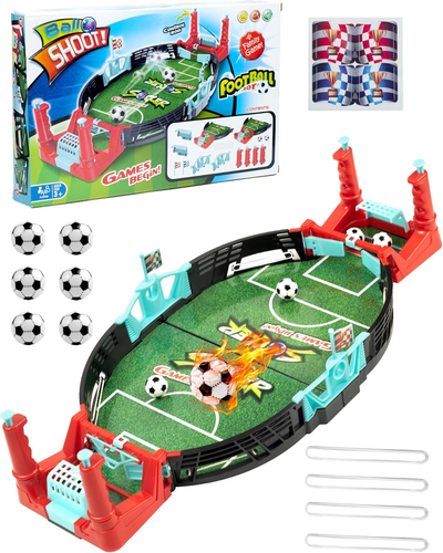 Calcio Balilla Bambini Mini Biliardino per Bambini Calcetto Balilla Giocattolo C - Foto 10 di 12