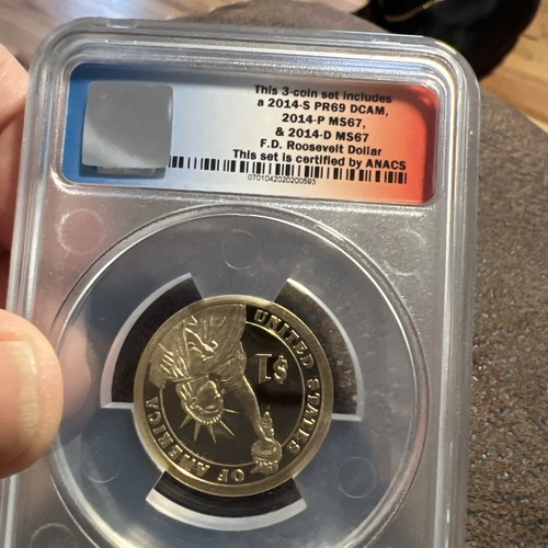 2014-S Franklin Presidential Dollar ANACS PR-69 DCAM First Day of Issue - Picture 6 of 6
