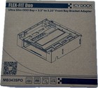 Icy Dock MB343SPO FLEX-FIT Duo Drive Bay Adapter Internal Plastic Black Open Box
