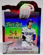 2025 Topps Baseball Holiday Making The Nice List DieCut Pick Card Complete A Set