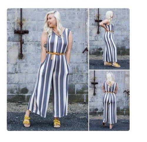 Mono LuLaRoe Natalie - Negro, Marfil, Estampado Rojo Ladrillo - 2XL - Imagen 6 de 17