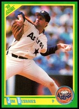 1990 Jim Deshaies Score Baseball #154 Houston Astros