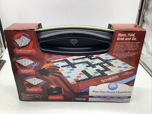 Scrabble Diamond Anniversary Edition Folding Carrying Case Parker Bro Sealed - Picture 2 of 10