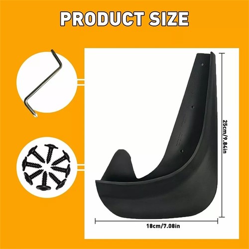 4 x Car Mud Guard/FLAPS Universal Model Fit For 2015 Volvo XC70 2009 Scion xB - Picture 10 of 10
