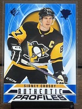 2020-21 SP #AP-9 Sidney Crosby Authentic Profiles Blue