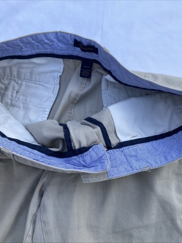 Club Room shorts men size 33 waist khaki slash pockets cotton - Picture 7 of 10