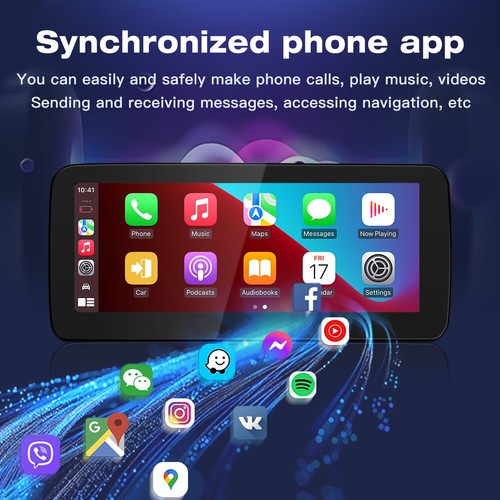 12.3" Linux Car Multimedia Player CarPlay for Mercedes W205 C-Class 2015–2018 - Picture 5 of 12