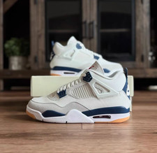 🏀SB X Air Jordan 4 Mid Retro 'Navy' Jordan Ⅳ AJ4 Men's DR5415-100
