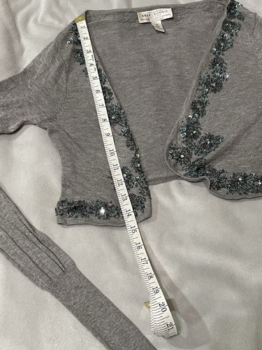Abercrombie & Fitch Langarm, vorne offen, verzierter Achselzucken Medium - Bild 7 von 8
