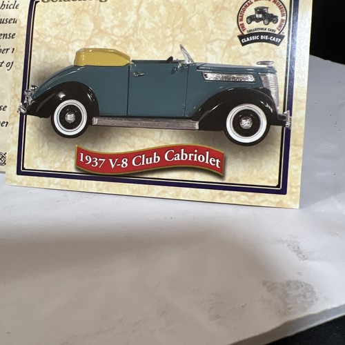 National Motor Museum Mint 1937 V-8 Club Cabriolet Golden Age of Ford Note - Picture 4 of 22