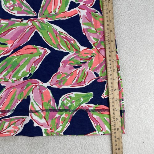 Mini Vestido Lilly Pulitzer Azul Marino Estampado en Vías Palmetto Manga M 3/4 Usado en Excelente Condición - Imagen 6 de 11