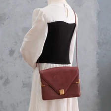 Cartier Must de Cartier Shoulder Bag Crossbody Purse Leather