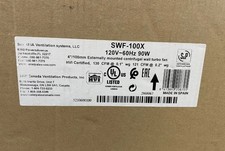 Soler and Palau SWF-100X 4"/100MM Externally Mounted Centrifugal steel/White