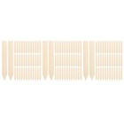  Set of 3 Wood Flower Signs Identifying Boards Garden Row Markers