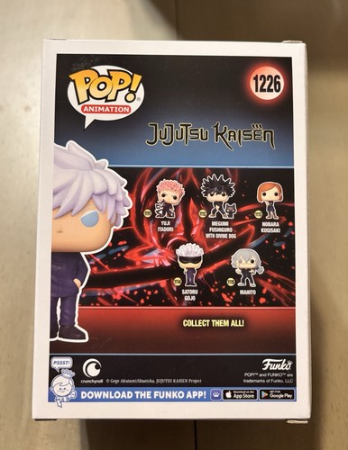 Funko Pop! Jujutsu Kaisen Satoru Gojo #1226 Wondercon 2023 SHARED STICKER - Picture 2 of 6