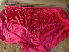 NEW SZ 16 COMFORT CHOICE Red Rose 100 SILKY NYLON BRIEF PANTIES