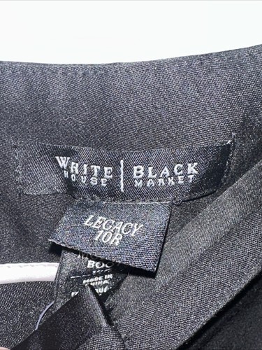 White House Black Market Legacy Pants Womens 10R Tuxedo Modern Boot Office Basic - Picture 8 of 14