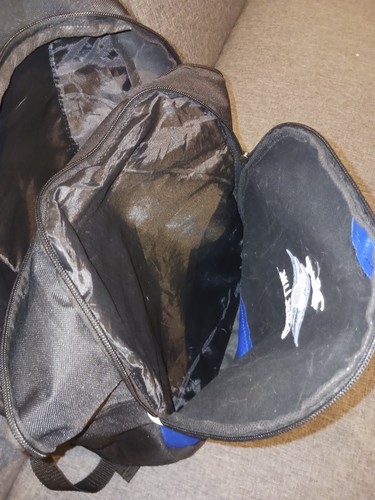 Disney Parks Cruise Line Backpack Approx 17 In tall & 16 in wide Black and Blue - Picture 5 of 6