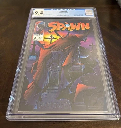 Spawn 2, 1st App.  Violator,  Graded CGC 9.4 NM  White Pages