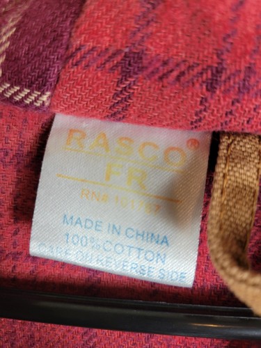 Rasco FR XRC 2 Brown Duck Canvas Hooded Work Coat Jacket Flannel Lined L-long - Picture 2 of 9