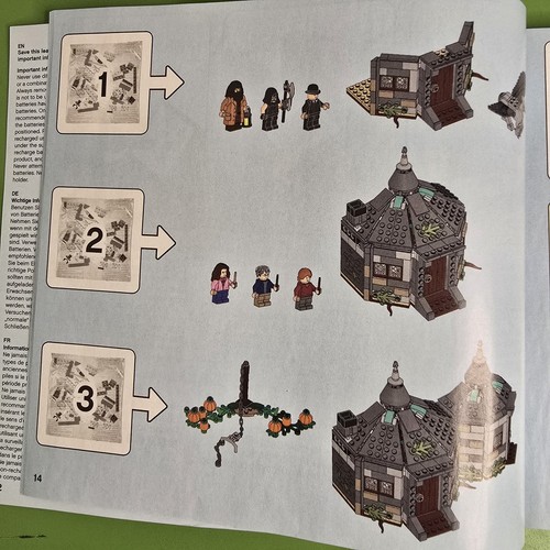 LEGO Harry Potter: Hagrid's Hut: Buckbeak's Rescue (75947) Complete W/ Inst.&Box - Picture 13 of 14