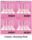 4 doz KAISER #2201 WHITE stands Fit 11.5"- 12.5" tall dolls BARBIE, FRANCIE JEM
