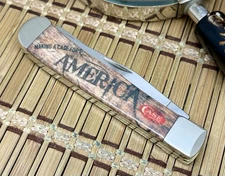 Case XX USA 2025 Making a Case for America Color Infusion 10846 Trapper Knife