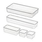 5 Pcs Drawer Organizer Box Multi-purpose Drawer Storage Boxes
