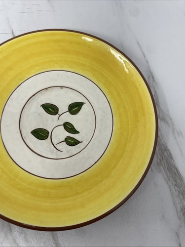 Stangl Pottery Blueberry Yellow Rimmed Saucer Only - Picture 5 of 11