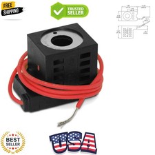 12VDC Solenoid Coil 16W Hydraulic Power Unit Lift Dump