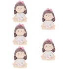 5 PCS Girl Room Decorations Cute Desk Accessories Desktop Figure
