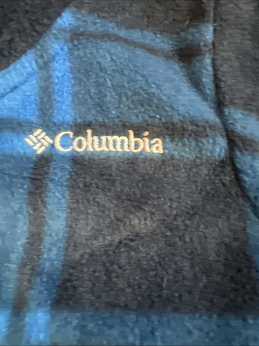 Columbia Kleinkind Baby 18-24 Monate Wimpel Fleece Einteiler Reißverschluss blau kariert - Bild 2 von 8