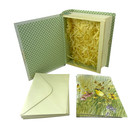 Marjolein Bastin Blank Note Cards w Keepsake Box Yellowthroated Warbler Bird 15