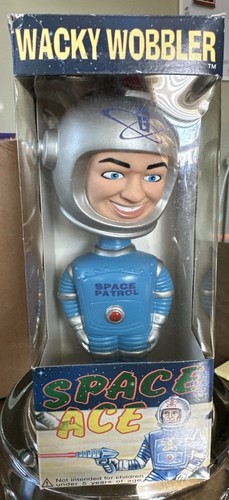 FUNKO Space Ace Captain Johnny Wacky Wobbler Bobblehead 2000 NOS Retired - Picture 1 of 14
