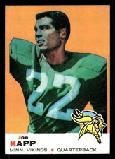 1969 TOPPS JOE KAPP 35 VG-EX FOOTBALL MINNESOTA VIKINGS