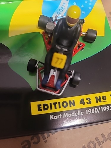 RARE Kart Senna Go Kart Set 1982 & 1993 ASC #14 1:43 Minichamps - Picture 15 of 16