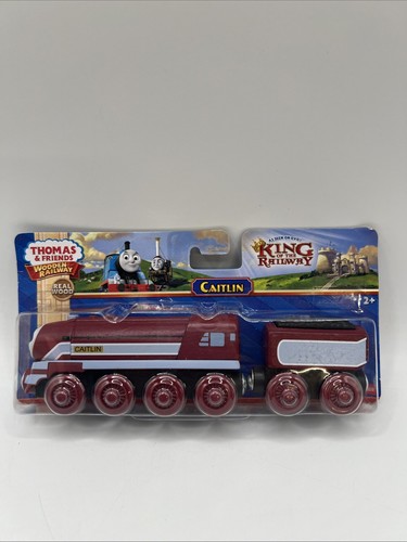 Fisher-Price Thomas & Friends Wooden Railway Real Wood Caitlin W/Tender Train - Picture 1 of 4