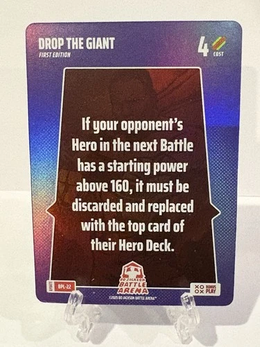 Bo Jackson Battle Arena Alpha Update BPL-22 Drop the Giant Bonus Play Foil SSP