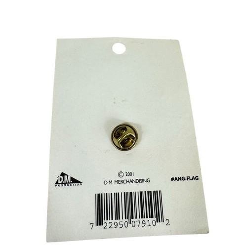 U.S. Engel Vintage handemailliert 18 Kt. Gold Finish American Flag Angel 2001 Pin - Bild 2 von 2