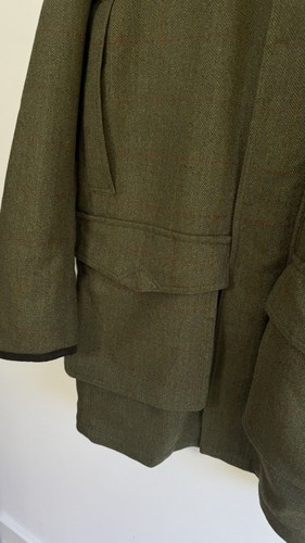 Chaqueta de Tiro Mustro Karsten Elástica Técnica Tweed XL Impermeable Abrigo de Campo - Imagen 9 de 18