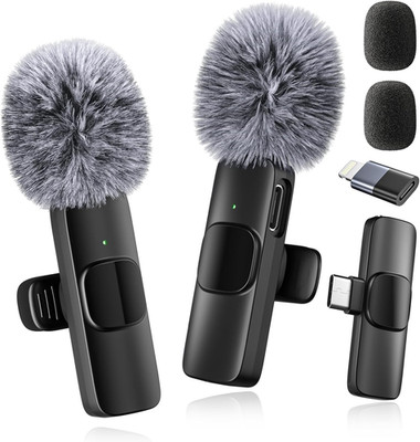 Mini Mic Pro Kabelloses Mikrofon Für Iphone, Ipad, Android, 2Er-Pack Lavalier-Mi